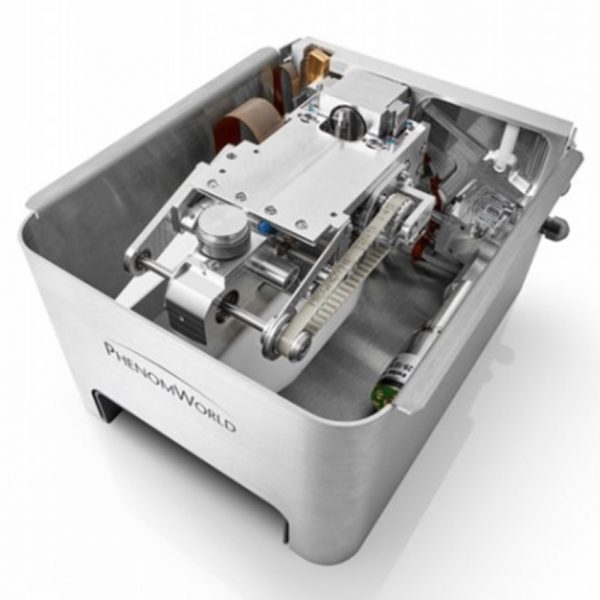 Eucentric sample holder for Phenom SEM.