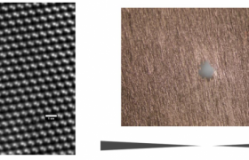 离子束铣削在TEM样品上使用绒卸件。