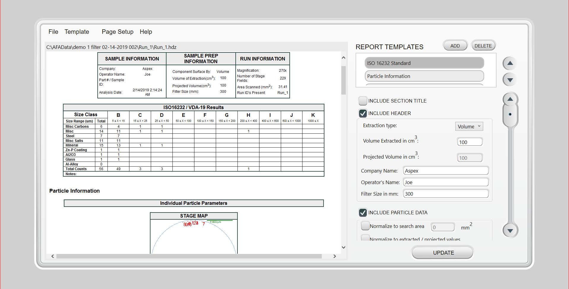 技术清洁度定制报告